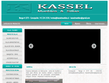 Tablet Screenshot of kasselmuebles.cl